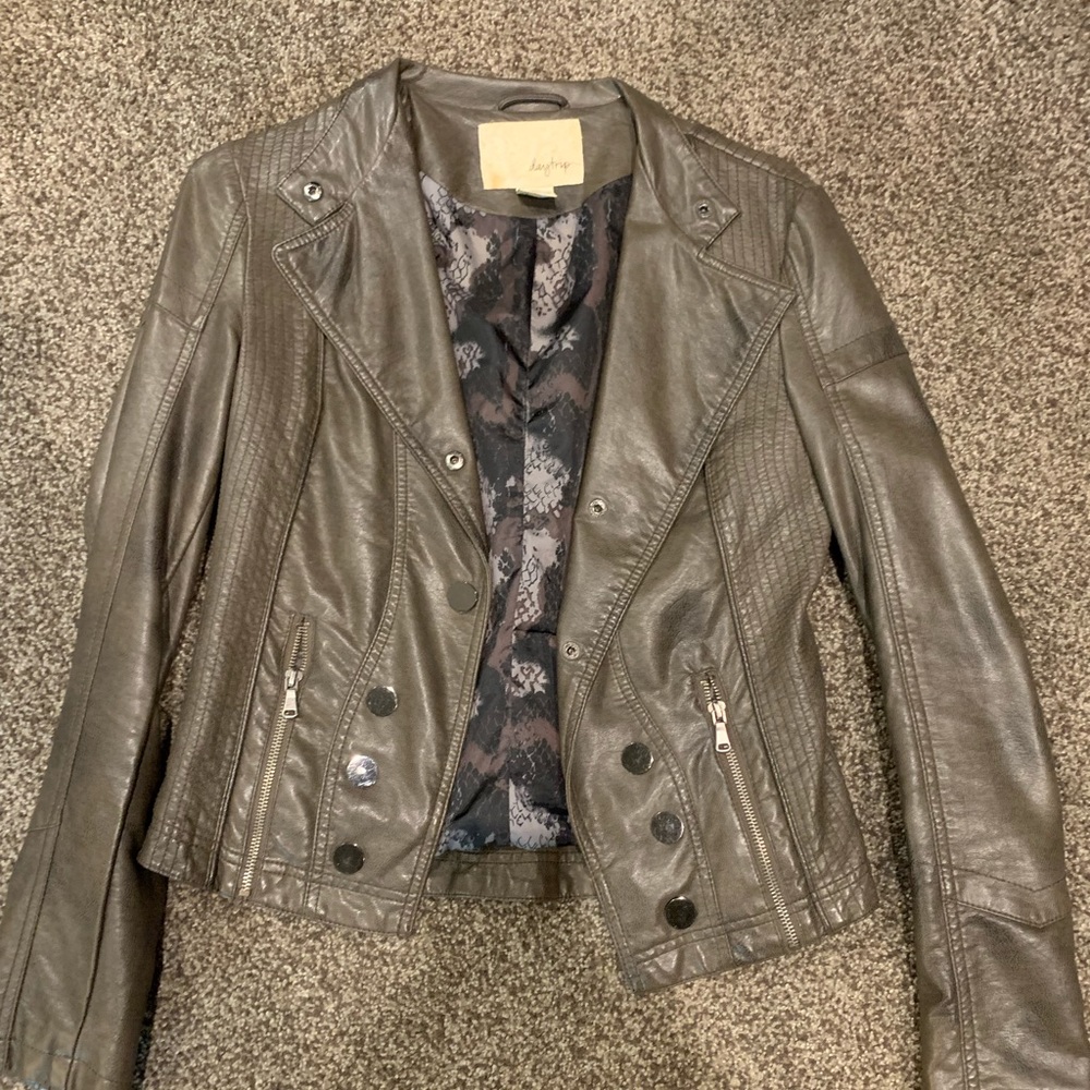 Daytrip brown leather jacket